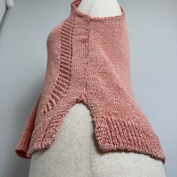Women's Lilla P Pink Knit Sleeveless Top - Picture 5 of 7